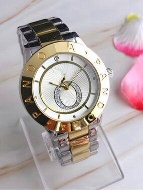 Pandora Silver & Good Women's Bracelet Watch with White Dial